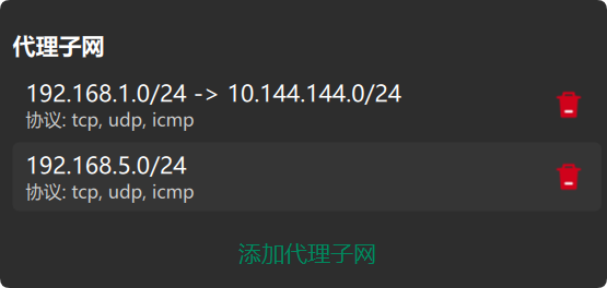 代理子网